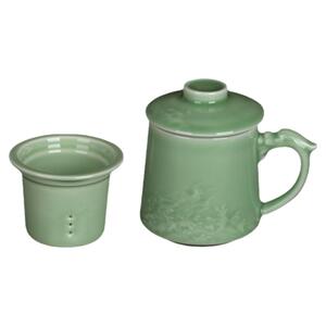 龙出海泡茶水杯带过滤同心杯