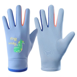 儿童手套玩雪防水不湿手冬加绒保暖防寒打雪仗滑雪骑行户外女男孩