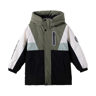 雪孩子kids儿童极寒羽绒服2025新款加厚男童冬季中大童羽绒衣外套