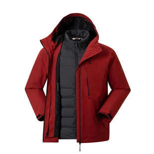 LAFUMA乐飞叶GORE-TEX戈尔三合一冲锋衣男700蓬羽绒服内胆外套