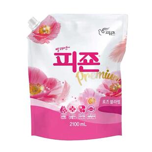 韩国碧珍柔顺剂香水防静电去异味衣物衣服持久留香2100ml官方进口