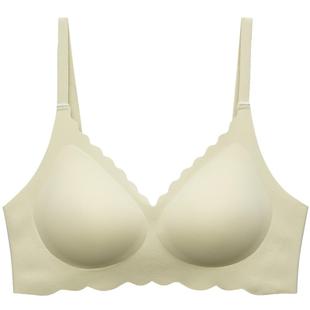 三福中薄杯无钢圈文胸 无痕无感舒适氨基酸软支撑聚拢内衣