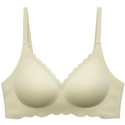 三福中薄杯无钢圈文胸 无痕无感舒适氨基酸软支撑聚拢内衣