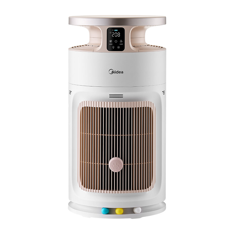 【现货速发】美的宠物空气净化器小怪兽PET600PRO除菌敏吸猫毛 货毛实拍商品图