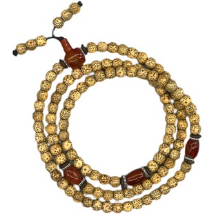 开片星月菩提子做旧的108颗高密算盘珠佛珠念珠手链项链男款