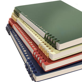 A4大本不硌手活页本笔记本本子活页外壳可拆卸B5加厚活页纸替芯记事本横线大学生初中生高中生专用大号线圈本