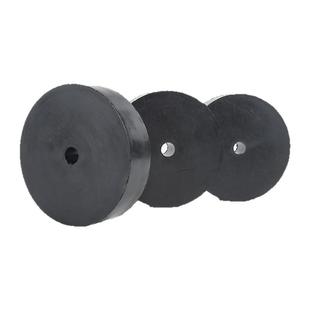 圆形橡胶减震垫片隔音机脚垫圈橡皮防震空调外机加厚胶皮垫块GH