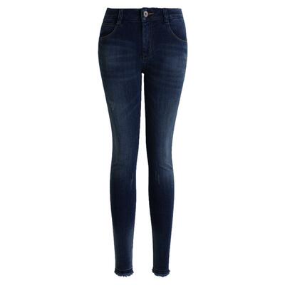 高腰牛仔裤铅笔捷纯九分