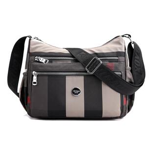 2025新款斜挎包女多层单肩布包牛津布女包帆布大容量妈妈包包百搭