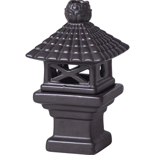 迷你盘香炉陶瓷灯塔古风禅意小香薰炉家用室内檀沉茶道熏香小摆件