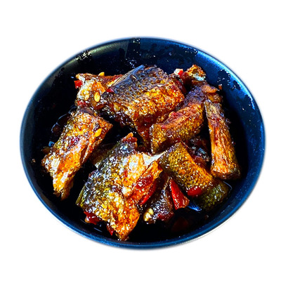 湖南特产香辣选子鱼瓶装即食腊鱼