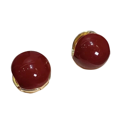 相思红豆二戴耳环2025年新款925银针时尚气质百搭小众设计感耳钉