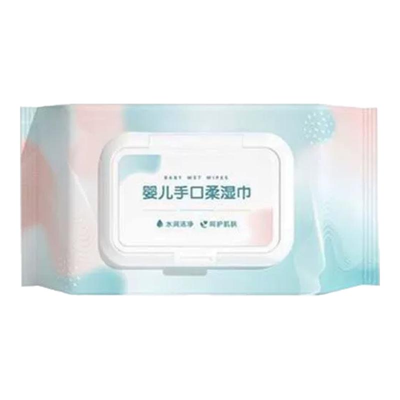 婴儿手口温和无敏配方家庭装湿巾