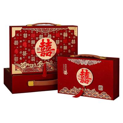 结婚彩礼钱盒子订婚10万礼金箱子