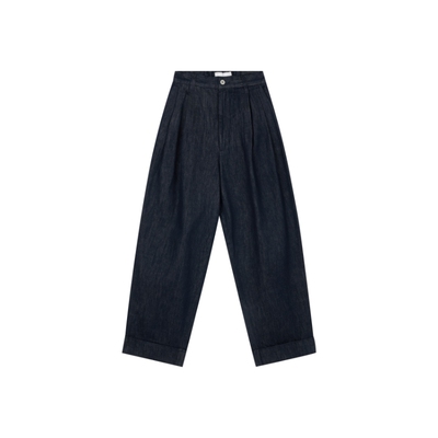 复古松弛感原牛牛仔裤