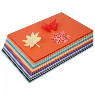 A4彩色卡纸手工硬卡纸彩