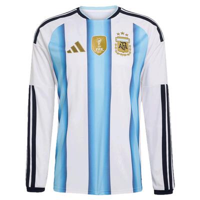 天朗足球阿迪达斯26世界杯阿根廷主场长袖球迷版球衣足球服KA8126