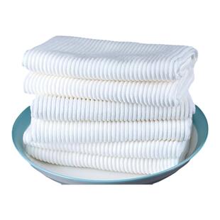 擦碗布吸水专用擦干抹打杯布厨房不掉毛白色擦盘子毛巾清洁抹布