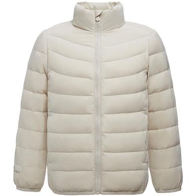 波司登奥莱2025秋新款男女童短款基础轻暖羽绒服保暖校服神器立领