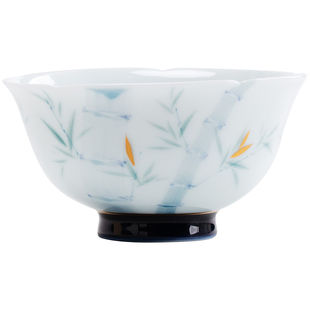 南山先生 新竹主人杯手绘陶瓷喝茶杯子单个装品茗杯功夫茶具客杯