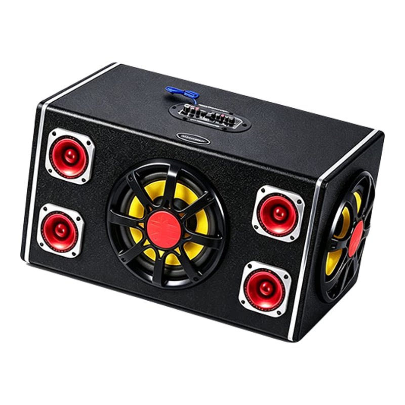 点烟器车载低音炮12V24伏挖机改装蓝牙音箱大货车装载机车用音响