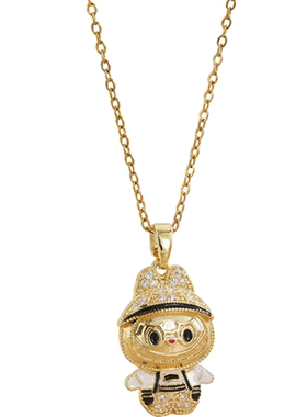 2025新款儿童拉布布吊坠项链