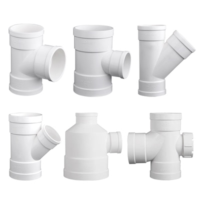 胶粘PVC联塑联塑pvc转接头排水管