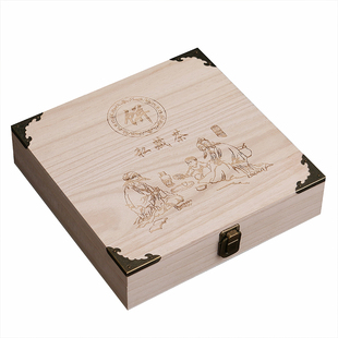 茶饼盒空盒357克老班章茶饼包装盒老普洱老白茶冰岛实木礼盒定做