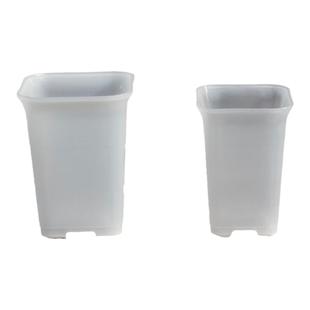 透明加厚塑料多肉花盆块根龙舌兰仙人球酢浆草万象大口径高透气盆