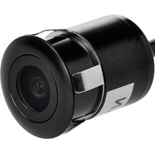 鹿途汽车打孔倒车摄像头前视后视影像 CCD高清夜视12V车载监控