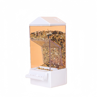 鹦鹉食盒自动喂食器鸟食盒食罐喂鸟器小鸟下料器挂式防溅谷壳分离