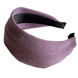 紫色宽边高颅顶发箍女2025新款高级感头箍洋气时尚日常外戴发卡饰