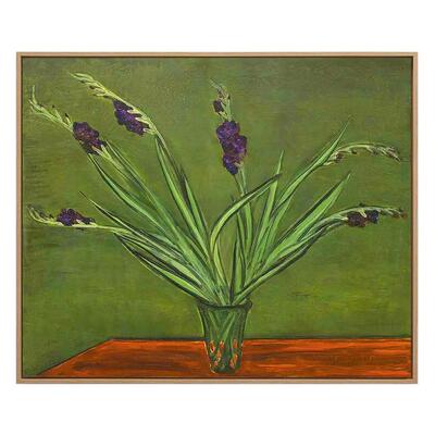 纯手绘经典油画常玉SANYU紫兰花