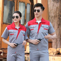 Серый с набором с красным плечом