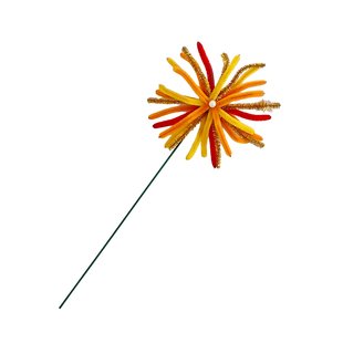 LA朴町 新年烟花扭扭棒创意装饰 手工DIY烟花灯花束花店搭配材料