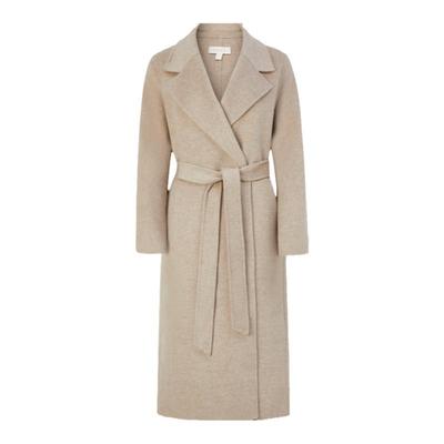 【澳洲羊毛】PRICH翻领双面呢大衣冬季新款保暖显瘦外套