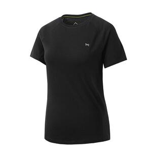 SN美利奴羊毛短袖T恤女可机洗跑步运动圆领T恤女0感呼吸系列