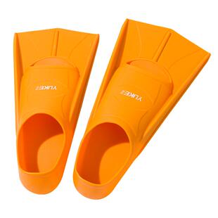 羽克游泳脚蹼儿童专用自由泳训练成人潜水蛙泳硅胶短脚蹼专业装备