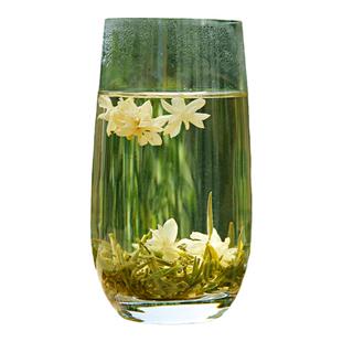 2025新茶飘雪茉莉花茶四川毛峰绿茶浓香型散装袋装茶叶200g