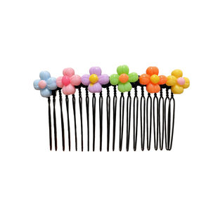 碎发整理神器女儿童发梳插梳新款前额刘海发夹女童发卡后脑勺发饰