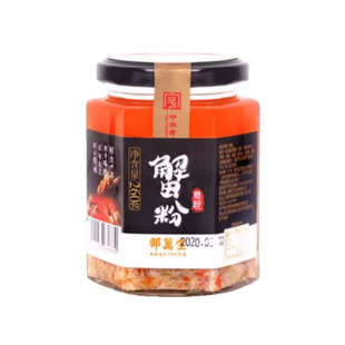邵万生蟹粉260g瓶装拌面新鲜开盖即食红膏醉蟹梭子蟹蟹粉蟹膏海鲜