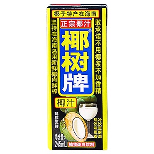 椰树椰汁椰树牌椰子汁水24盒装正宗海南特产官方旗舰店椰奶椰子水