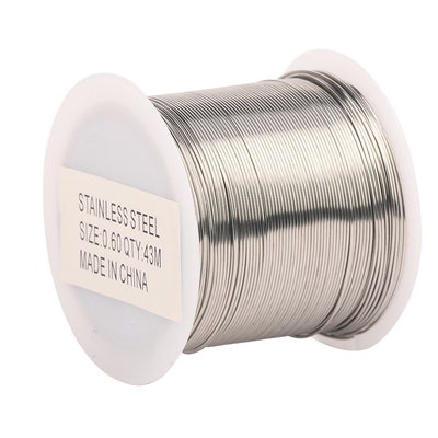 无弹性不锈钢串珠钢丝线材料绳子