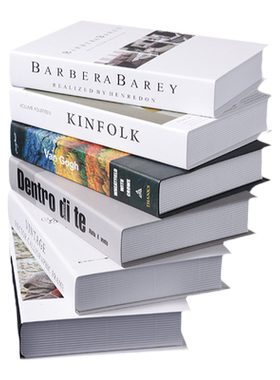 桌面仿真书时尚装饰装饰北欧