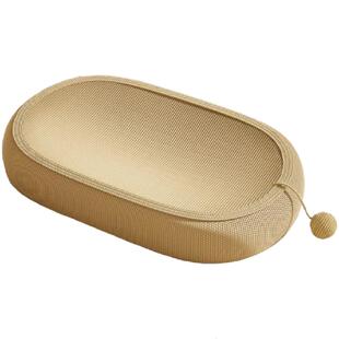 剑麻猫抓板猫咪自嗨玩具椭圆形一体猫窝剑麻绳磨爪加厚耐抓不掉屑