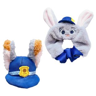 疯狂动物城头饰发箍朱迪发圈儿童兔子警官发夹橡皮筋头发女童发饰