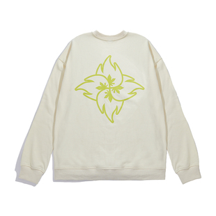 BURNIN *火苗飞镖无帽卫衣基础圆领卫衣秋百搭休闲男女国潮