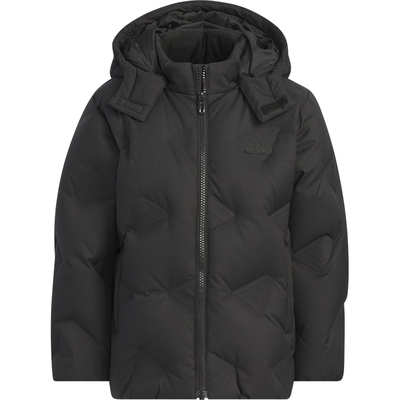 Adidas/阿迪达斯正品冬季小童拉链运动休闲保暖连帽羽绒服JI6149