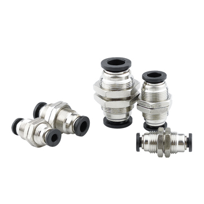 黑色气动黄铜隔板快速接头PM