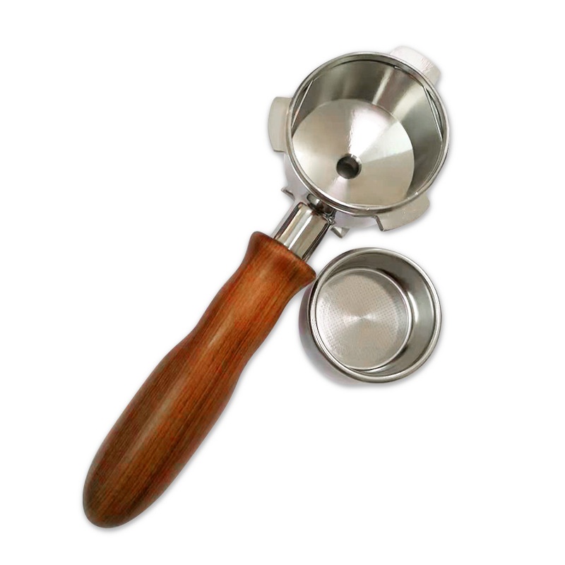 咖啡机手柄铂富8系双可拆卸304不锈钢耳嘴54底咖啡三漏斗有单